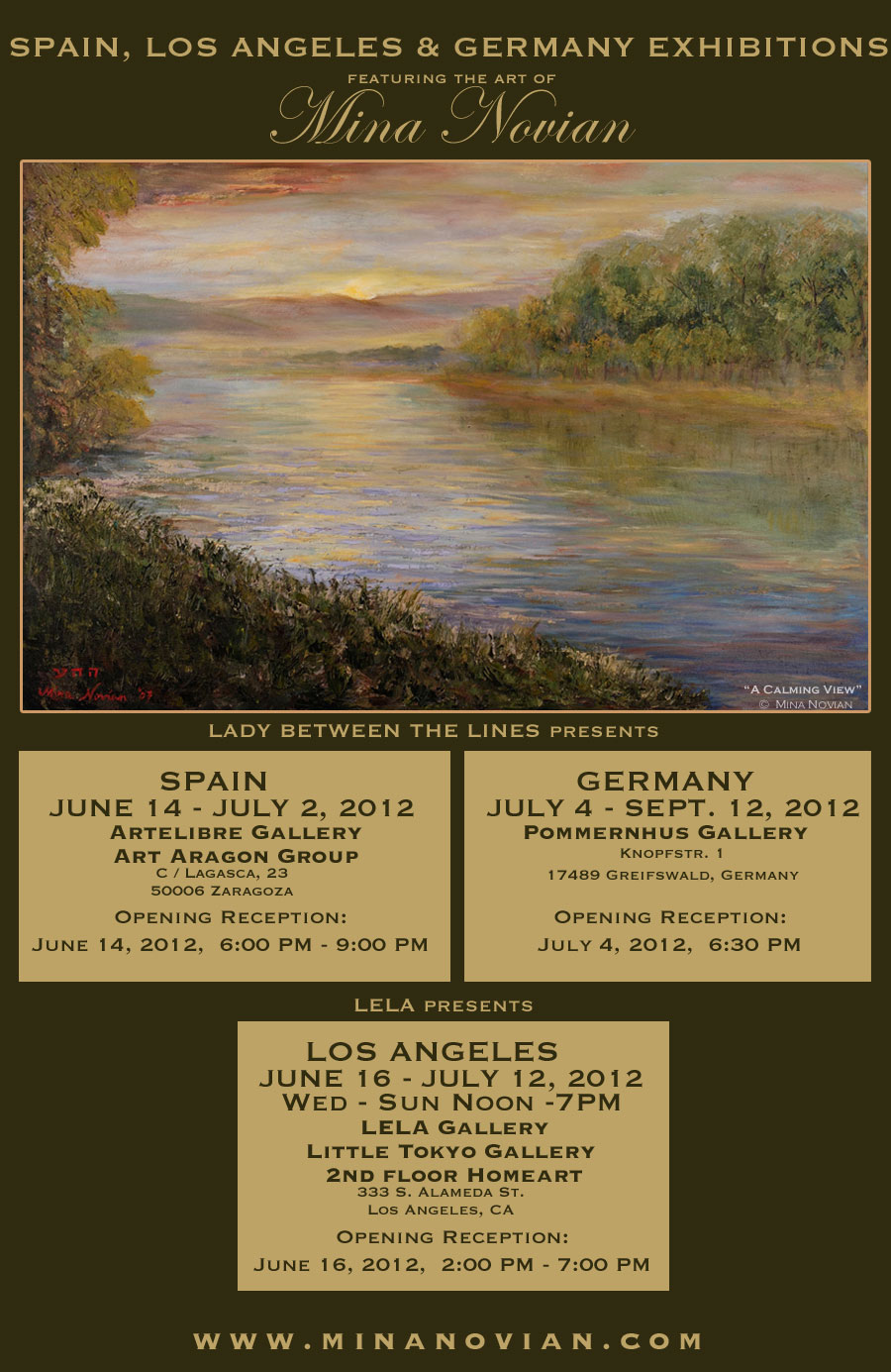 Spain, Los Angeles & Germany Exhibitions